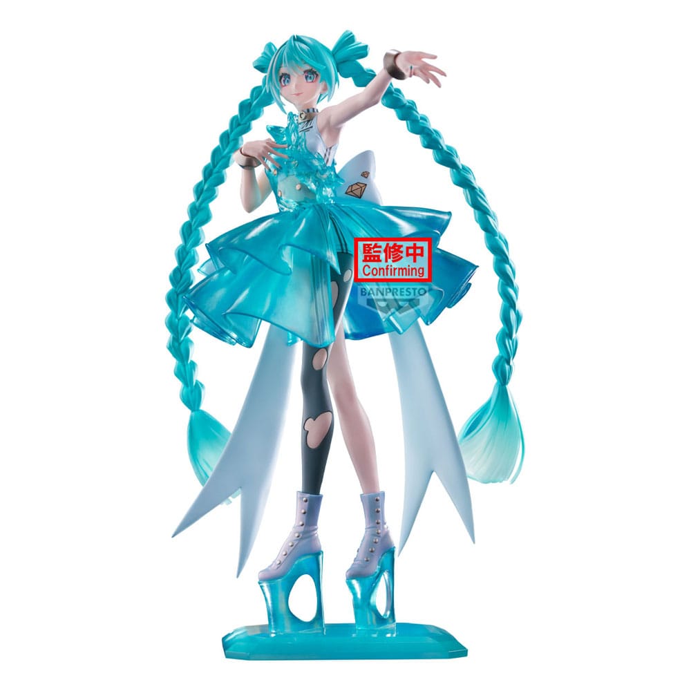 Hatsune Miku Clearluxe  PVC Statue Emerald Gem 28 cm 4983164293265