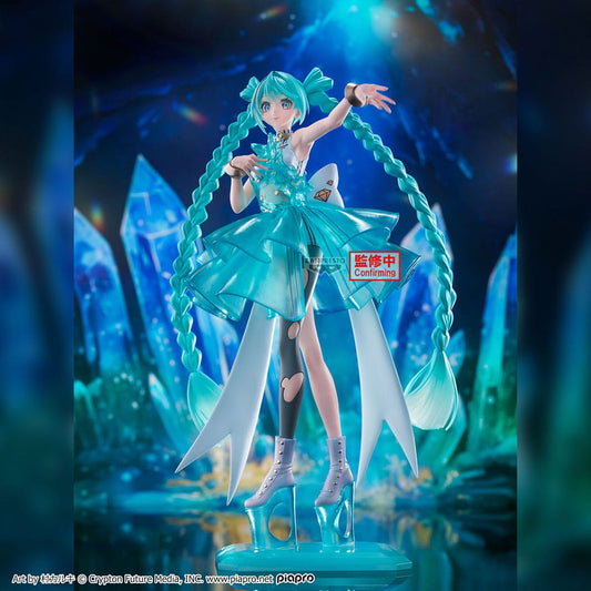 Hatsune Miku Clearluxe  PVC Statue Emerald Gem 28 cm 4983164293265