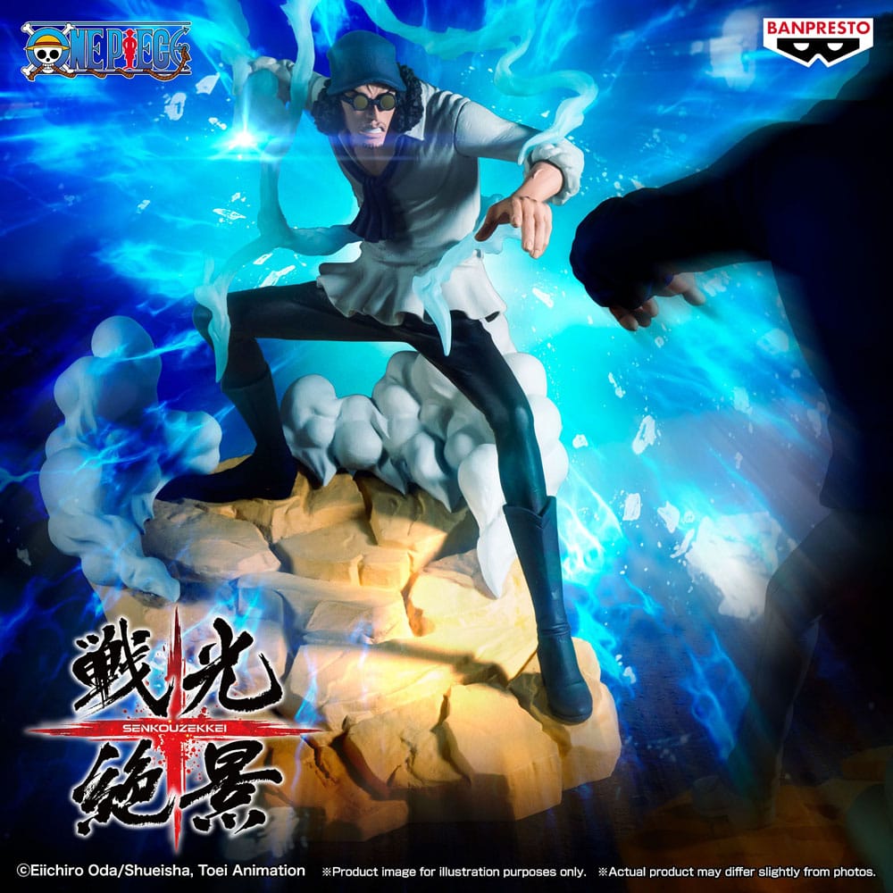 One Piece Senkozekkei PVC Statue Kuzan 17 cm 4983164297607