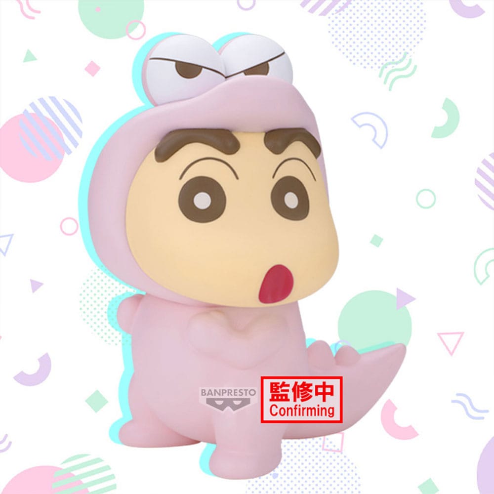 Crayon Shinchan Big Sofvimates PVC Statue Shinnosuke Nohara (Waniyamasan Ver.) Pastel Color Ver. 18 cm 4983164300826