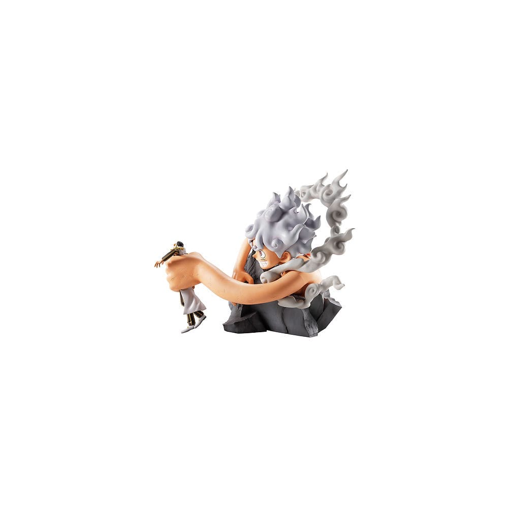 One Piece Burst of Energy Collection Ichibansho PVC Statue Monkey D Luffy Gear 5 vs Borsalino 20 cm 4573102689993