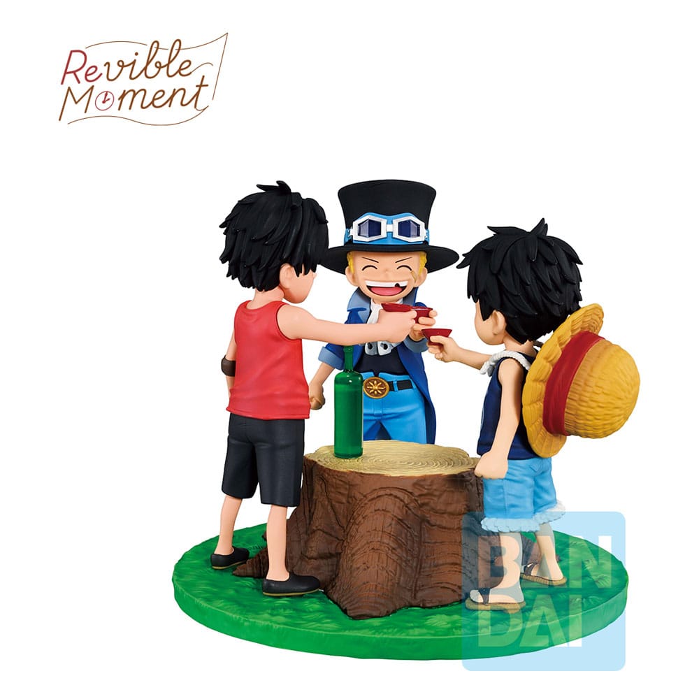 One Piece Dramatic Memories Ichibansho PVC Statue Ace & Sabo & Luffy 10 cm 4573102690418