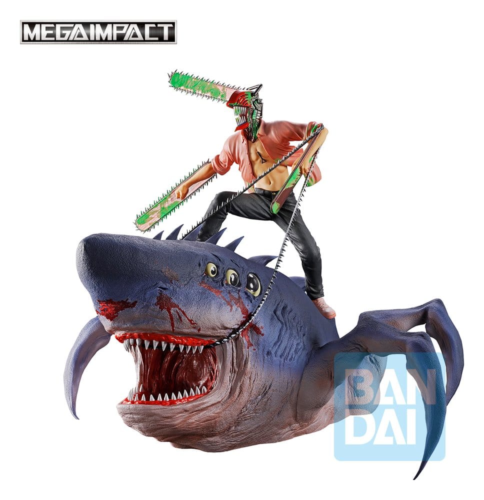 Chainsaw Man - The Movie: Reze Arc Ichibansho Megaimpact PVC Figure Chainsaw Man & Beam 23 cm 4573102725028