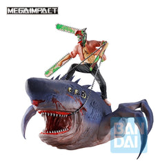 Chainsaw Man - The Movie: Reze Arc Ichibansho Megaimpact PVC Figure Chainsaw Man & Beam 23 cm 4573102725028