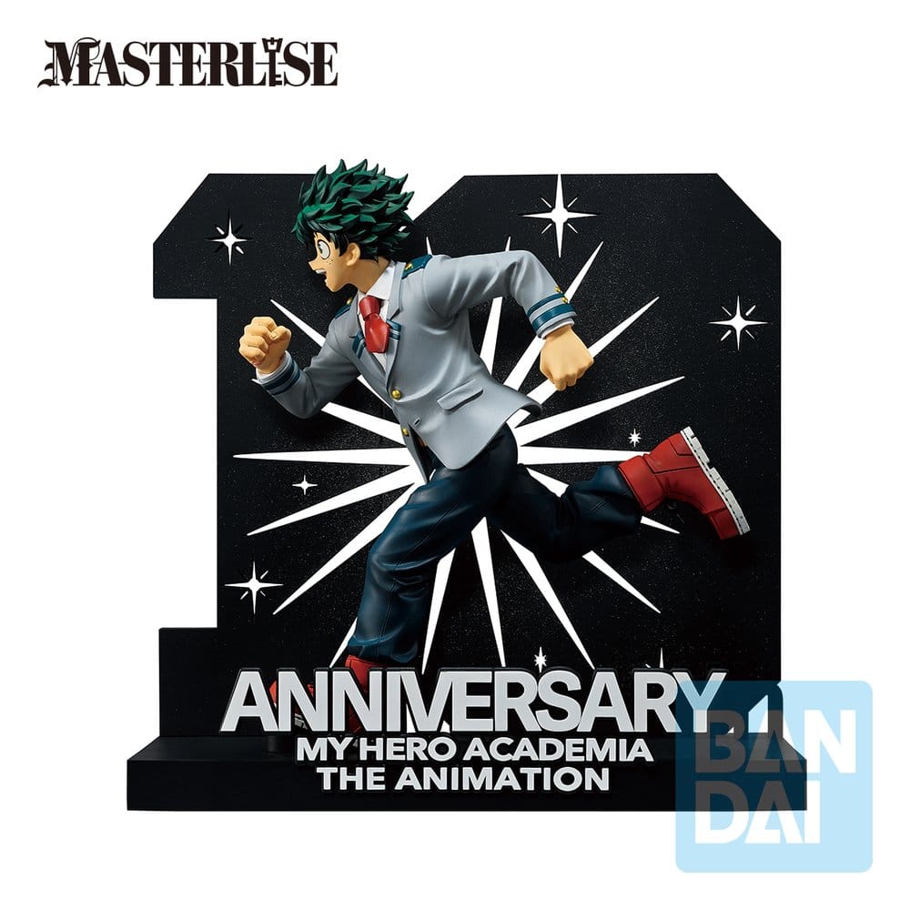 My Hero Academia Ichibansho Masterlise PVC Figure Izuku Midoriya -10th Anniversary- 21 cm 4580886842513