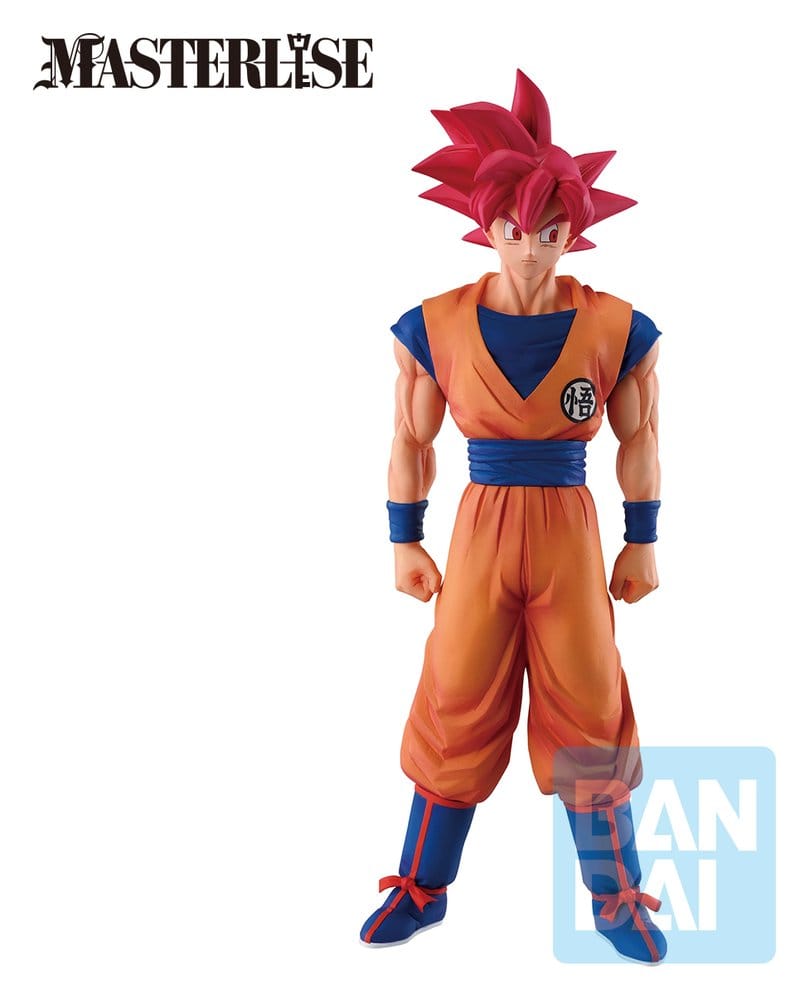 Dragon Ball Super Beerus Ichibansho Masterlise PVC Figure Super Saiyan God Son Goku (Battle of Gods) 25 cm 4580886843695