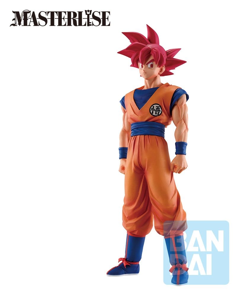 Dragon Ball Super Beerus Ichibansho Masterlise PVC Figure Super Saiyan God Son Goku (Battle of Gods) 25 cm 4580886843695