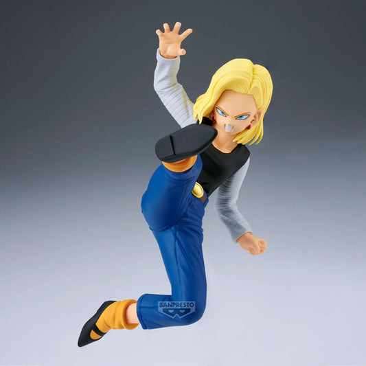 Dragon Ball Z Match Makers PVC Statue Android 18 11 cm Vs. Mr. Satan 8 cm 4573102696458