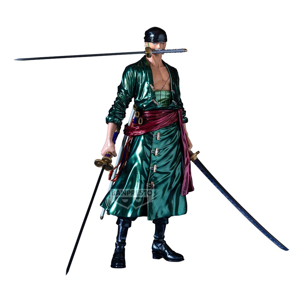 One Piece Premium The Metallic PVC Statue Roronoa Zoro 30 cm 4573102696847