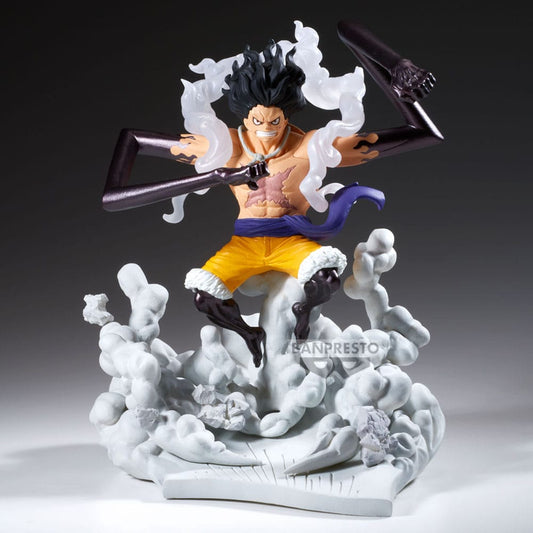 One Piece Senkozekkei PVC Statue Monkey D. Luffy Gear 4 15 cm 4573102710253
