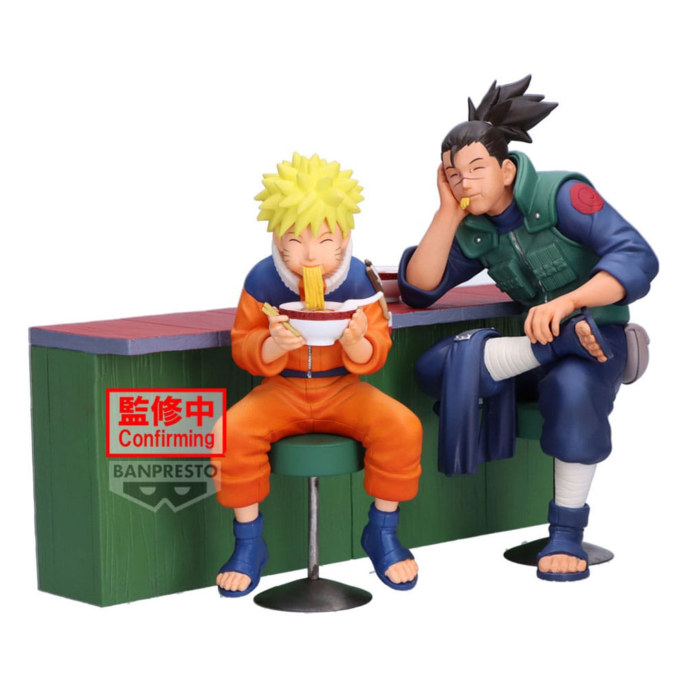 Naruto 72 Series PVC Statue Naruto Uzumaki & Iruka Umino (A: Naruto Uzumaki) 11 cm 4573102711410