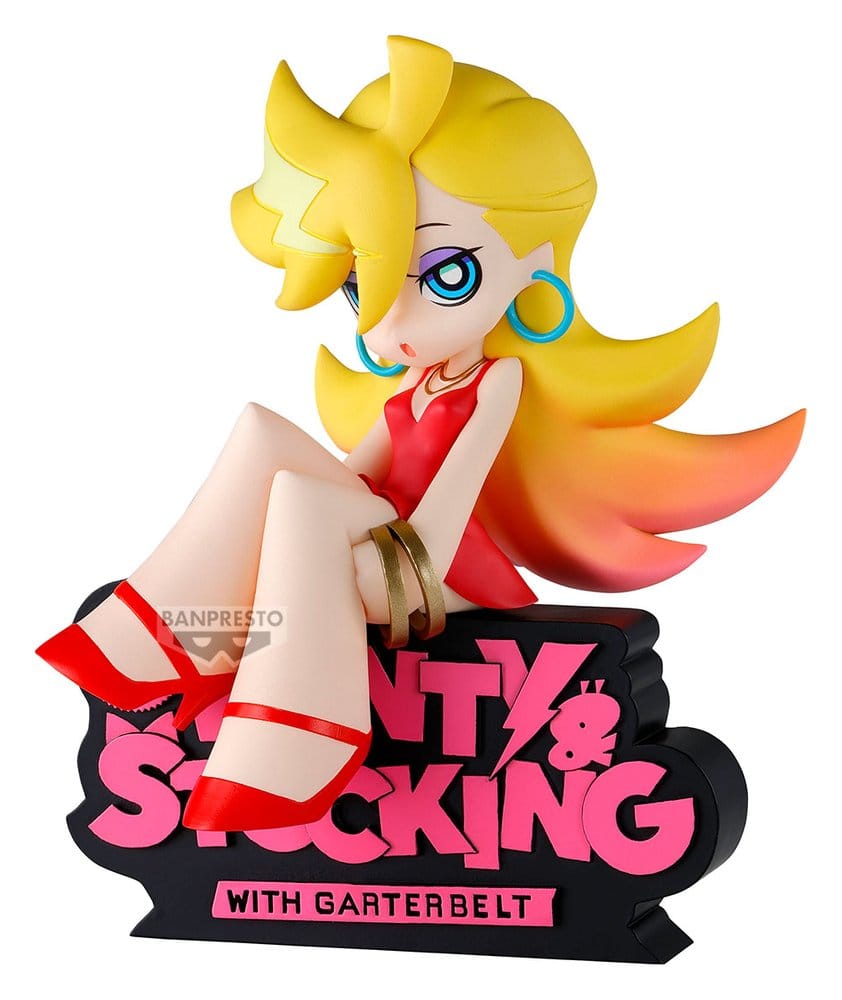 New Panty & Stocking with Garterbelt Monitor Top Figz PVC Figure Panty 12 cm 4573102713964