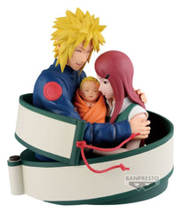 Naruto 72 Series PVC Statue Minato & Naruto & Kushina 13 cm 4573102714732