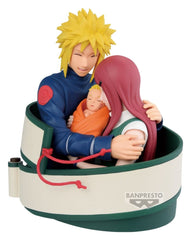 Naruto 72 Series PVC Statue Minato & Naruto & Kushina 13 cm 4573102714732