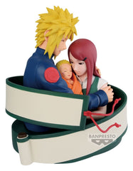 Naruto 72 Series PVC Statue Minato & Naruto & Kushina 13 cm 4573102714732