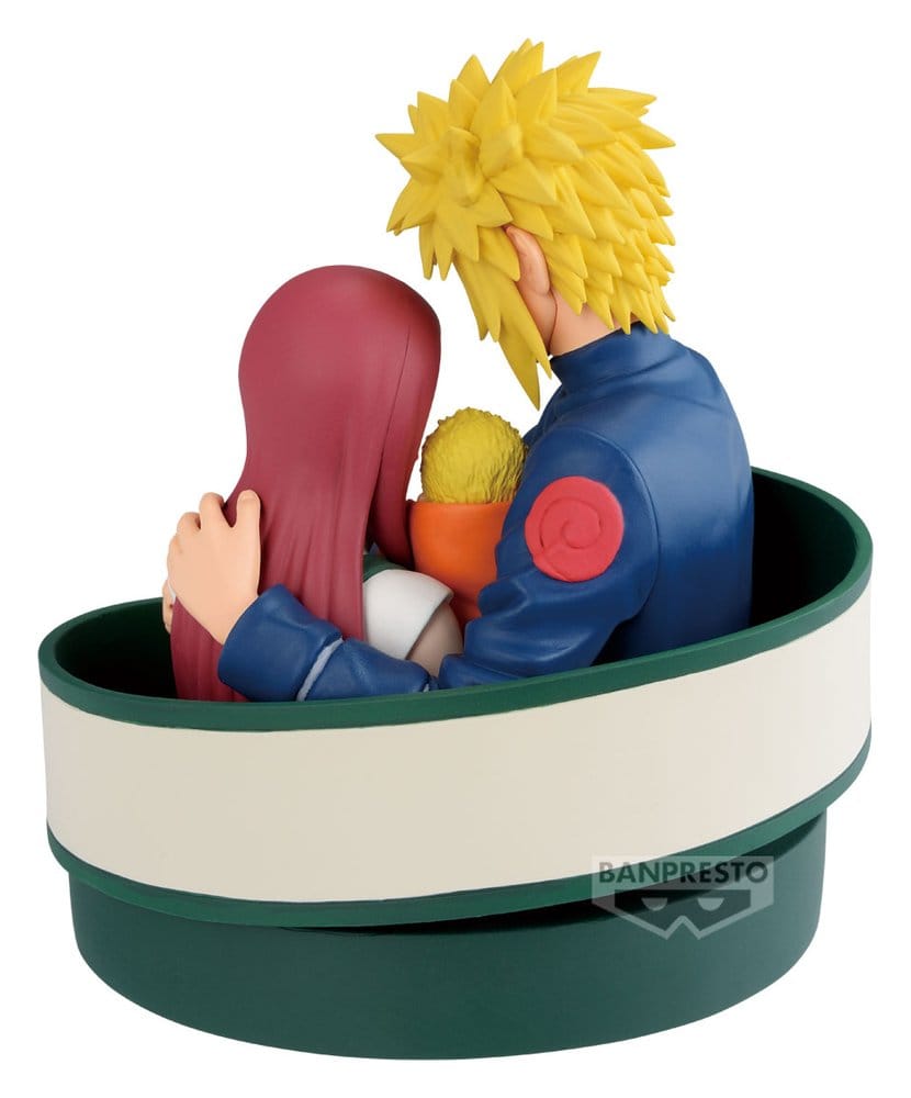 Naruto 72 Series PVC Statue Minato & Naruto & Kushina 13 cm 4573102714732