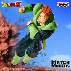 Dragon Ball Z Match Makers PVC Figure Android 16 (vs Cell) 17 cm 4573102718808