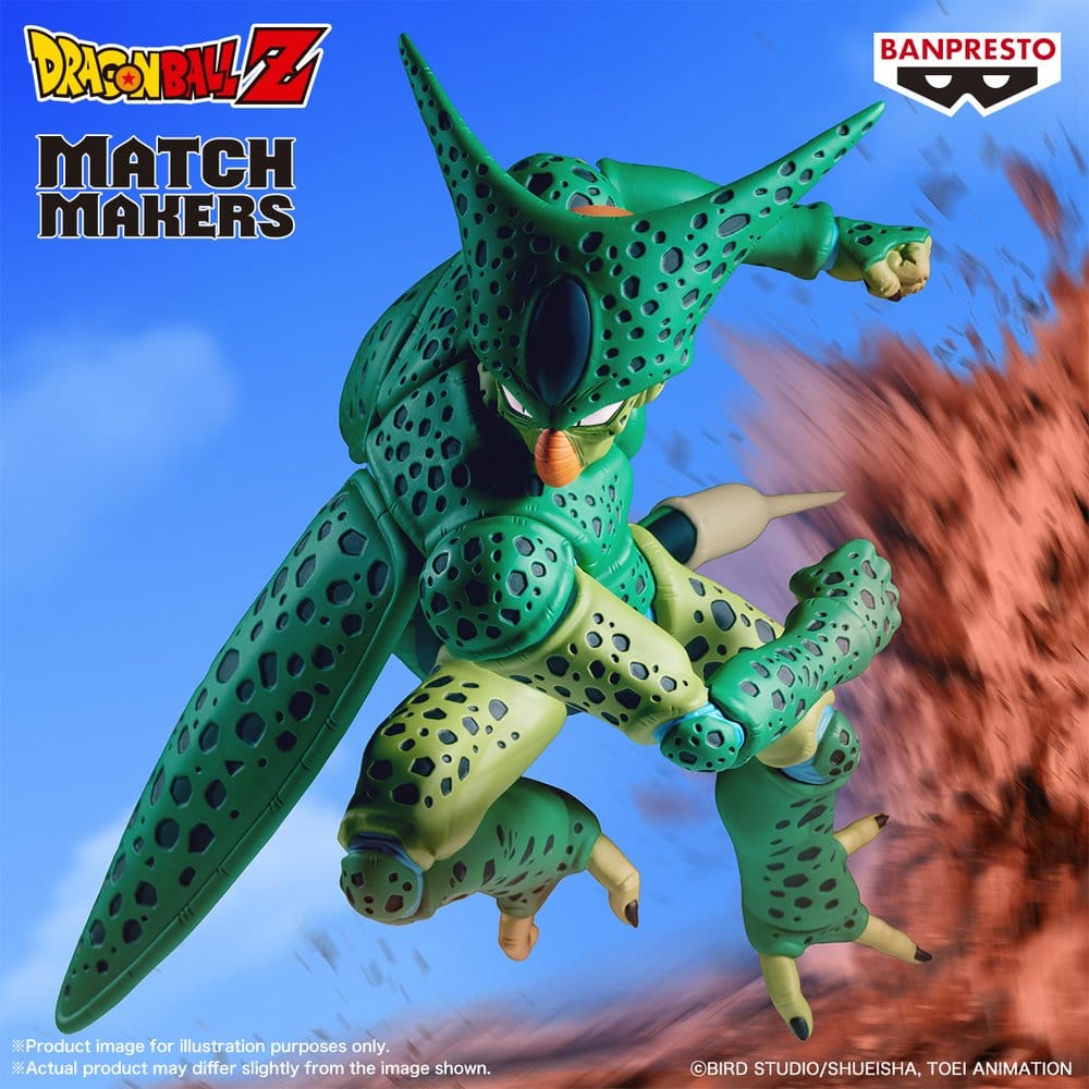 Dragon Ball Z Match Makers PVC Figure Cell (vs Android 16) 16 cm 4573102718815