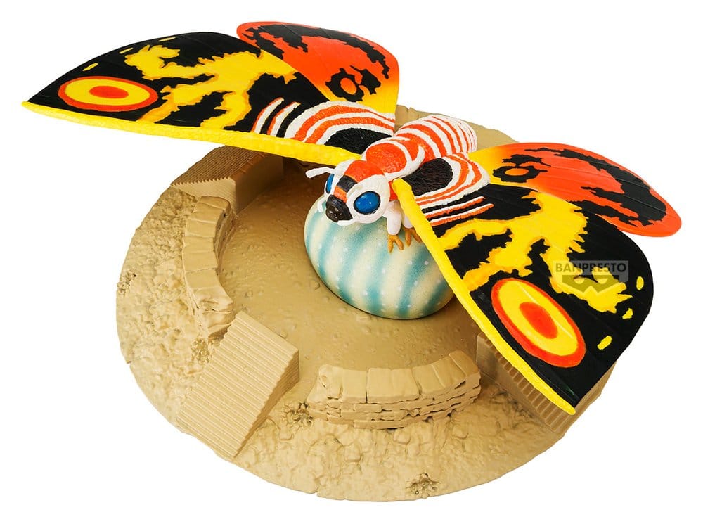 Rebirth of Mothra Toho Monster Series Art Vignette PVC Figure Mothra (1996) 5 cm 4573102742162