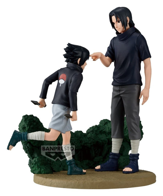 Naruto Shippuden Memorable Saga PVC Figure Sasuke Uchiha & Itachi Uchiha 14 cm 4573102745774