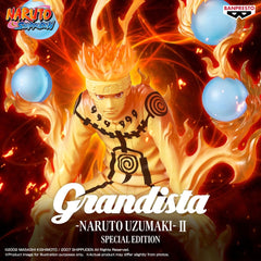 Naruto Shippuden Grandista PVC Figure Naruto Uzumaki II Special Edition 27 cm 4573102746528