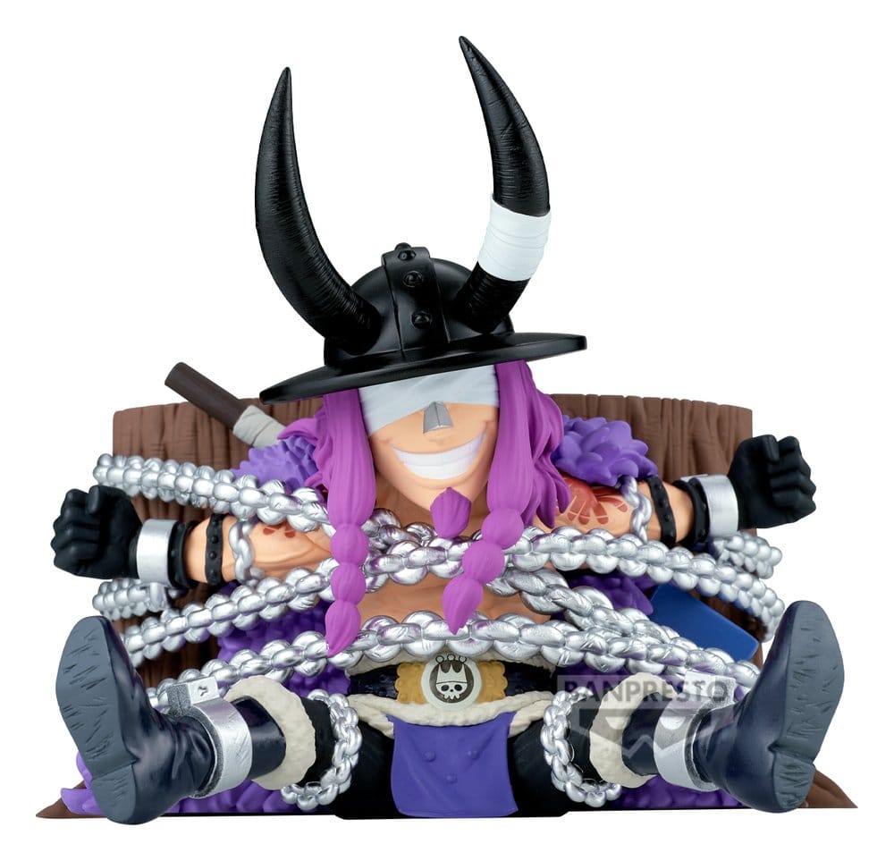 One Piece Mega World Collectable Figure PVC Figure Loki 10 cm 4573102747433