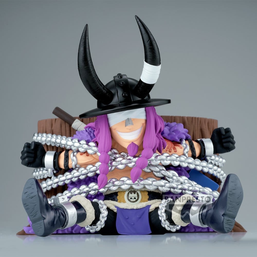 One Piece Mega World Collectable Figure PVC Figure Loki 10 cm 4573102747433