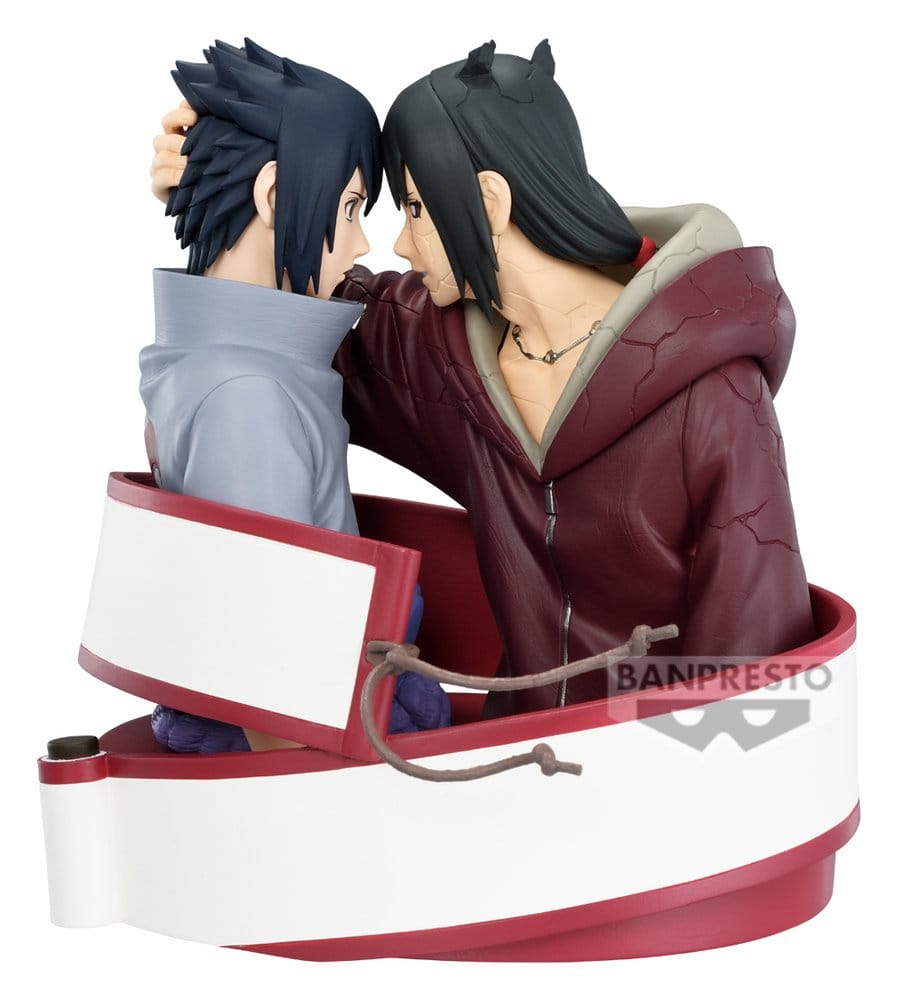 Naruto Shippuden Portrelic PVC Figure Sasuke Uchiha & Itachi Uchiha 12 cm 4573102749109