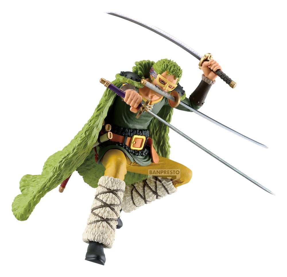 One Piece Cross Posing PVC Figure Roronoa Zoro 18 cm 4573102749345