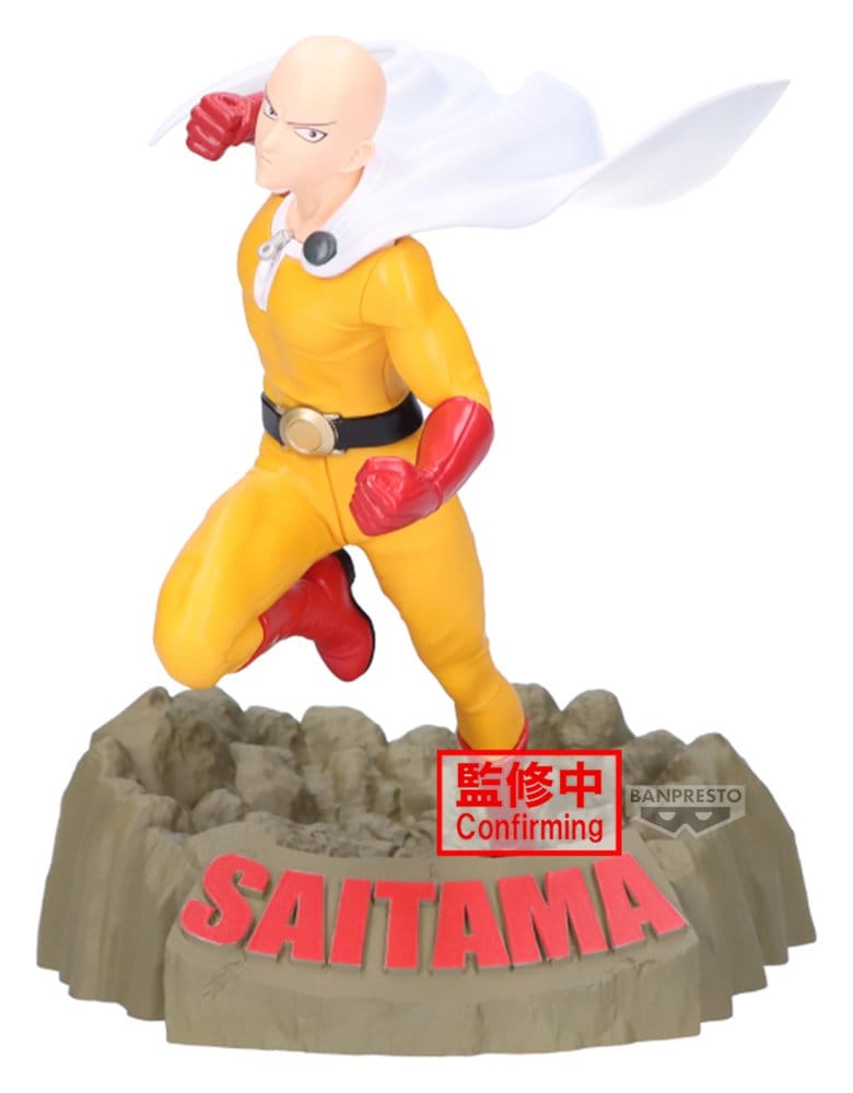 One Punch Man PVC Figure Saitama Crash Base Ver. 22 cm 4580886902606