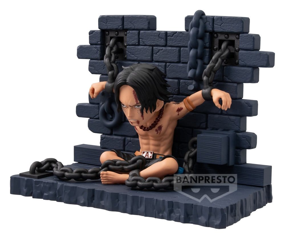 One Piece World Collectable Figure Mini Figure Portgas D. Ace (Impel Down) 8 cm 4580886902781