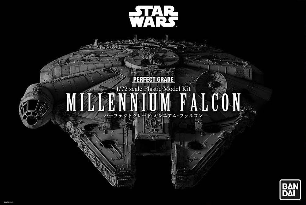 Star Wars Episode IV Perfect Grade Plastic Model Kit 1/72 Millennium Falcon 48 cm 4549660163848
