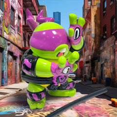Teenage Mutant Ninja Turtles x Grape Brain Vinyl Figure Donatello 24 cm 4897065213805