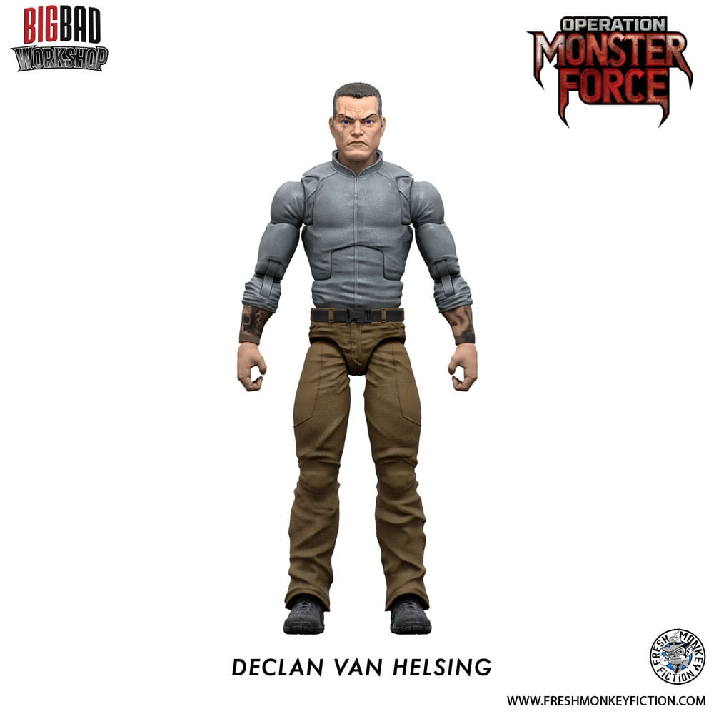 Operation: Monster Force Action Figure 1/12 Declan Van Helsing 15 cm 0658580014797