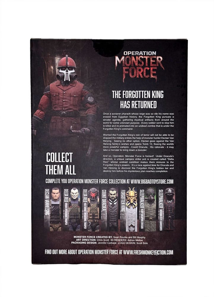 Operation: Monster Force Action Figure 1/12 Sleepwalker Crimson Moon Division 15 cm 0658580014865