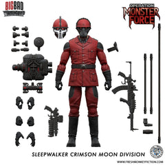 Operation: Monster Force Action Figure 1/12 Sleepwalker Crimson Moon Division 15 cm 0658580014865