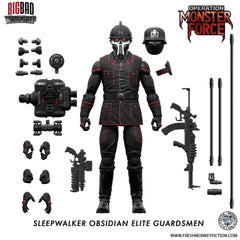 Operation: Monster Force Action Figure 1/12 Sleepwalker Obsidian Elite Guardsmen 15 cm 0658580014858