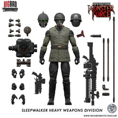 Operation: Monster Force Action Figure 1/12 Sleepwalker Heavy Weapons Division 15 cm 0658580014841