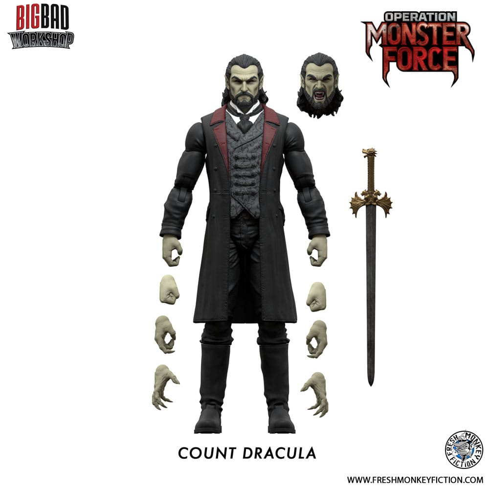 Operation: Monster Force Action Figure 1/12 Count Dracula 15 cm 0658580014803