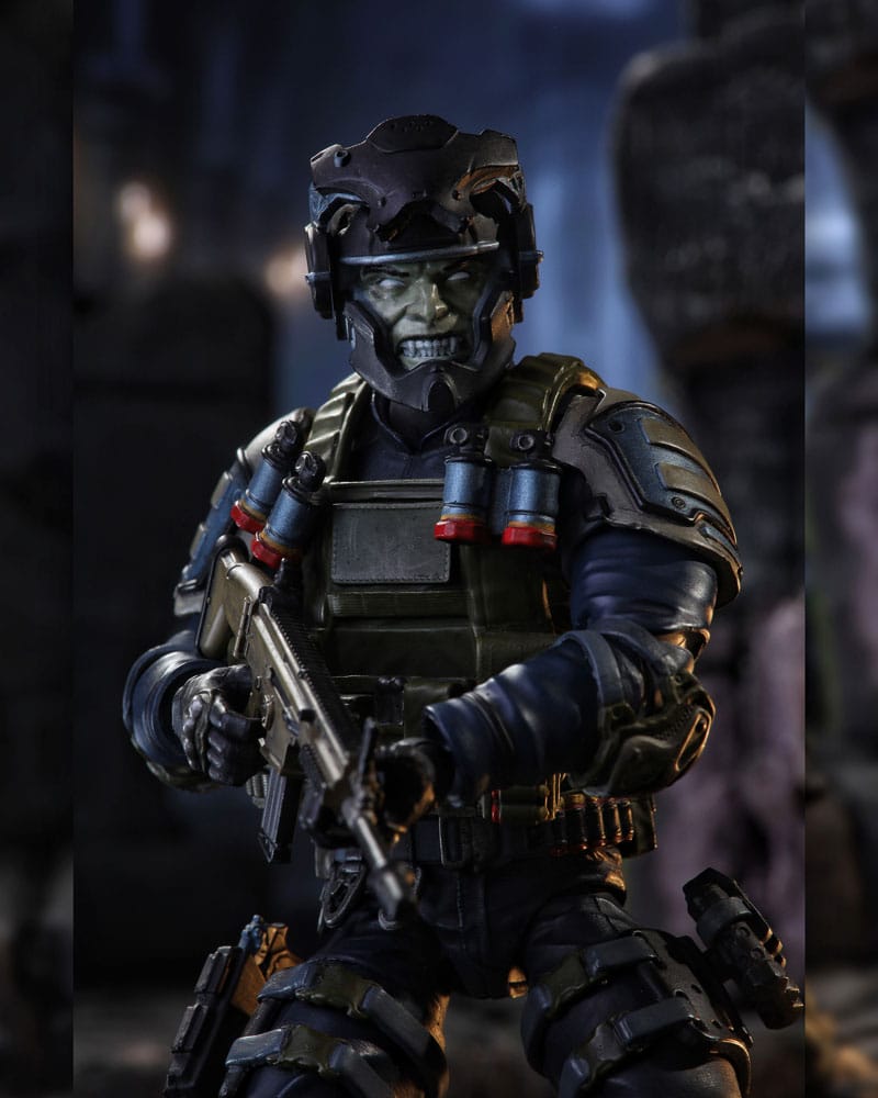 Operation: Monster Force Action Figure 1/12 Delta Red Urban Operations Trooper 15 cm 0658580014827