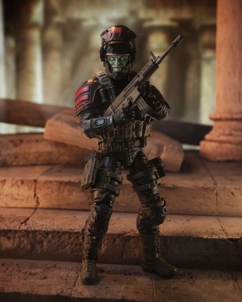 Operation: Monster Force Action Figure 1/12 Delta Red Nocturnal Operations Trooper 15 cm 0658580014834