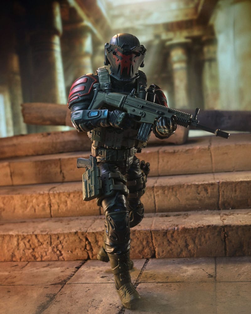 Operation: Monster Force Action Figure 1/12 Delta Red Nocturnal Operations Trooper 15 cm 0658580014834