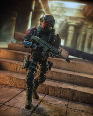 Operation: Monster Force Action Figure 1/12 Delta Red Nocturnal Operations Trooper 15 cm 0658580014834