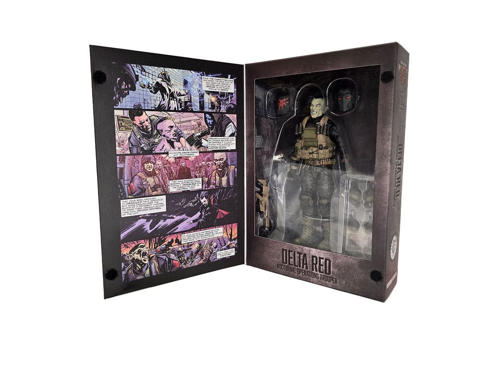 Operation: Monster Force Action Figure 1/12 Delta Red Nocturnal Operations Trooper 15 cm 0658580014834