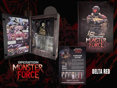 Operation: Monster Force Action Figure 1/12 Delta Red Nocturnal Operations Trooper 15 cm 0658580014834