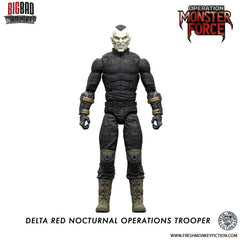 Operation: Monster Force Action Figure 1/12 Delta Red Nocturnal Operations Trooper 15 cm 0658580014834