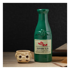 Porco Rosso Mug Sake Bottle & Mug Kanpai with Marco 4990593512973