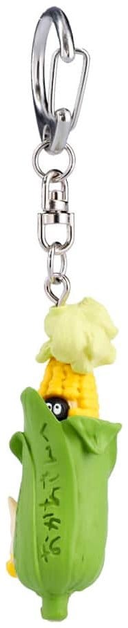 My Neighbor Totoro 3D Keychain Soot Sprite in corn with Totoro 4990593516865