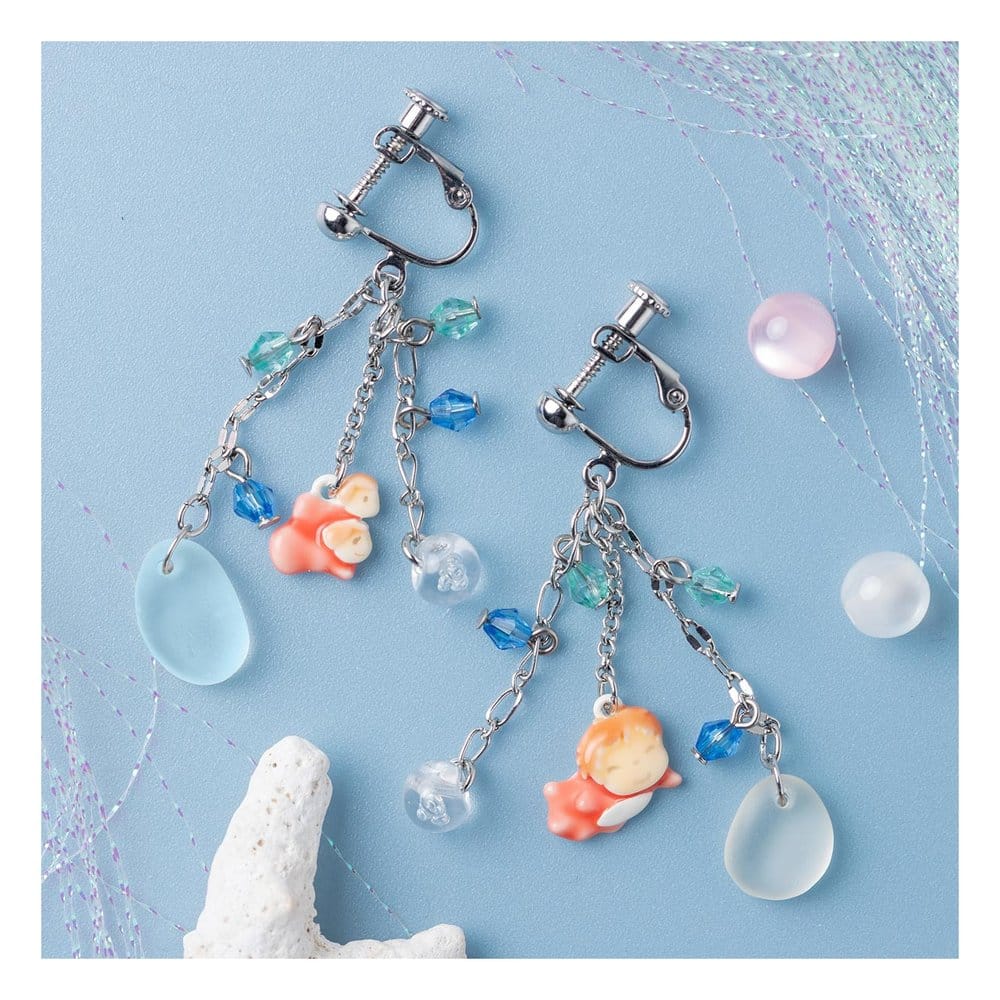 Ponyo Swaying Ponyo clipped Earrings 4990593517473