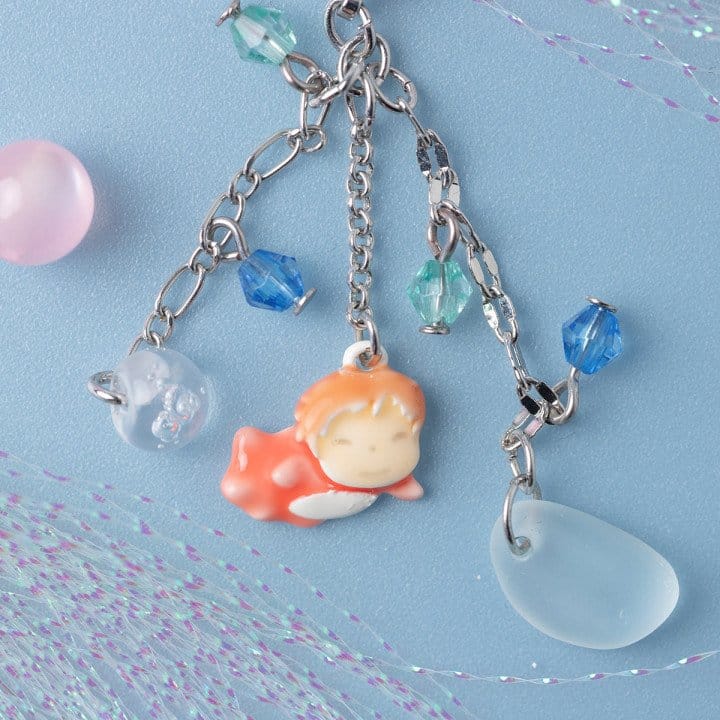 Ponyo Swaying Ponyo clipped Earrings 4990593517473